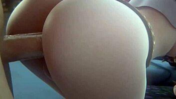 Intense Anal with Monster Cock in Ebony Wife