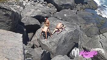 amateurs have gay sex on rio's public beach