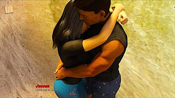 Retrieving the past s3 eve 4 with monster cock big tits ass missionary.