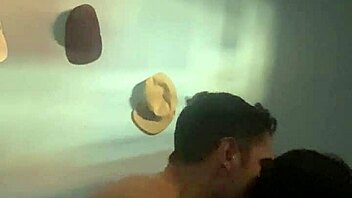 Enjoy a steamy anal session with a hairless Latina in a leaking video