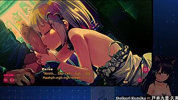 chainsaw girl dohna dohna in bondage blowjob fight