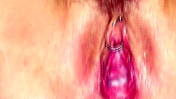 Interracial gangbang with Electra's double vaginal and creampies