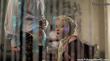 Passionate oral sex with a horny babe