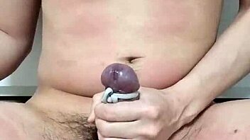 Korslaveman TIED UP And SPANKED Himself In Homemade Solo