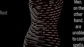 lust magic beautiful woman masturbates to cum in fantasy solo!