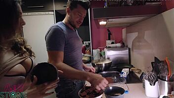 i'm a latina american lesbian, stripping on cooking channel, licking my friend's big ass pussy passionately