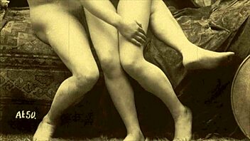 Vintage Lesbian Threesome In Secret Life