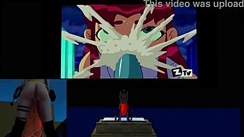 3d fantasy: Double penetration with starfire