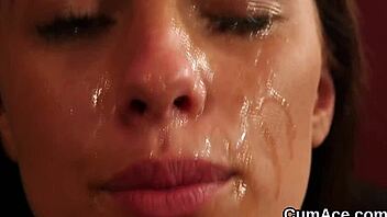 i cum on sexy doll's face