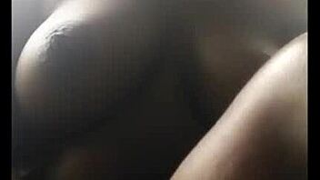 Ebony Model Rides In The Forest