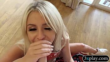 Two Sexy Beauties Enjoying Huge Cocks In Reality POV Blowjob