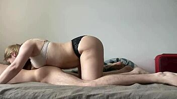 Fat and kinky couple's anal sex session