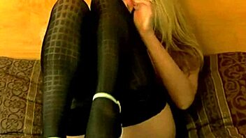 busty model gets caught showing off her big tits and ass.