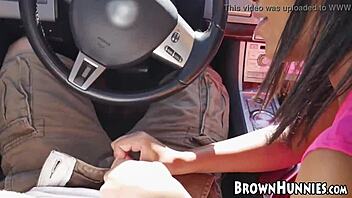 Juicy ASS ebony hottie RACHEL RAXXX FUCKED HARD in MISSIONARY outdoors