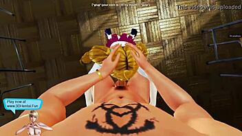 This gorgeous girl gets fucked in 3d hentai cartoon.