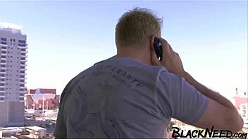 A redheaded stepmother indulges in pleasuring a sizable penis