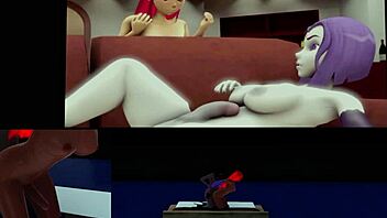 3d fantasy: Double penetration with starfire