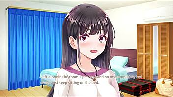 secret kiss sweet and tender in bathroom