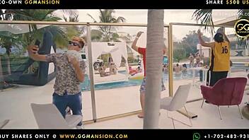 Brunette With Big Tits Sucks Hot Dildo