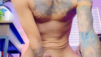 adorable twink rides dildo on tight 18+ ass bussy he moans during solo play