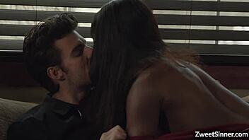 Ana Foxxx screams, 'Fuck me with that huge white cock!'