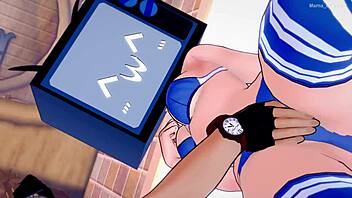 Tv Woman Disfruta Teniendo Sexo Llevando Su Bikini