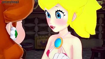 peach and daisy in a pov threesome competition