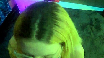 Edging cock leads to facial cumshot