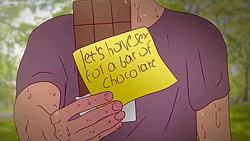 Princess Bubblegum Fucked in Park for Chocolate Bar in Wild Hentai Adventure Time Cartoon!