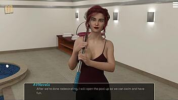 Shaved Pussy Babe Sucks Big Cock Under Master's Command