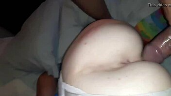 Redhead slut bent over for doggystyle