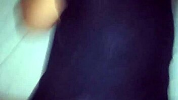 Groping my girlfriend at night in her sexy dress, intriguing touch.