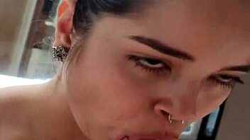 Teen Slut White Moon Sucks Cock In Front Of Hot Tub