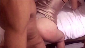 french amateur in satin lingerie sucks dick deepthroat