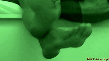 detailed pov of perfect feet and soles from ground view in femdom fetish