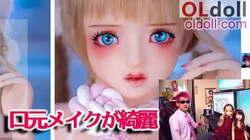 Anime Character Love Doll Pounded Hard with Wild Toys