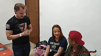 Nicole romanoff pays for tattoo with fetish sex