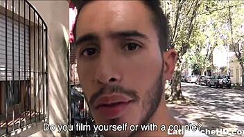 Hey, young Latino twink, ready for first gay bareback with a stranger?