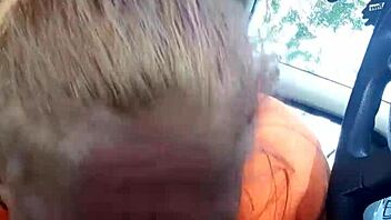 homemade street encounter leads to intimate car moment