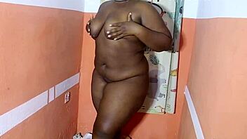 Christmas-themed anal sex with a curvy woman and well-endowed black man