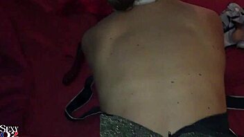 European beauty in gloved dress enjoys intense POV sex