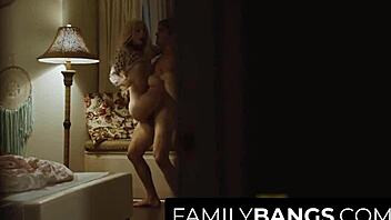 Nathan Bronson and Kenzie Reeves star in erotic family sex video
