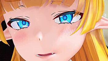 elf radral anime gets wild pov banging