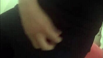 sexy colombian travesti secretly plays with anal balls under her pantyhose clothes