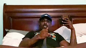 michael nxsty gooning with ebony bisexual masturbation solo