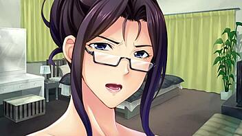 Mommy Sensei Gives Horny Homework, Sucks Dick