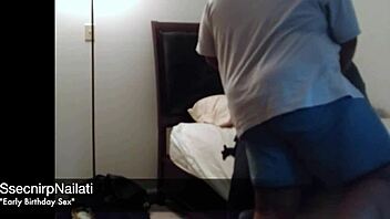 Check out this interracial birthday sex scene with the nurse and the ups guy