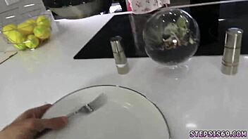 Stepbrother joins playmates for a steamy shower session. Family play gets wild!