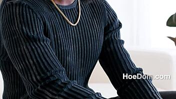 i thought you were too busy working honey, but let's have rough ebony threesome