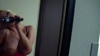 Home Movie Hand Held Masturbation Session With Hot Blonde Nikita Von James!